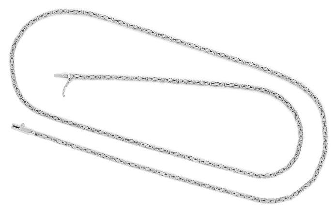 Foto 1 - Königskette in 14K Weißgold 60cm lang Kastenverschluss, K3070