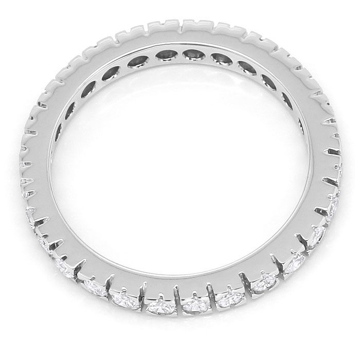 Foto 3 - Brillant Vollmemory Ring 1ct Vorsteckring in Weißgold, S3552